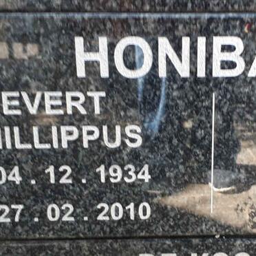 HONIBALL Evert Phillippus 1934-2010 &amp; Madge Florence 1940-2021
