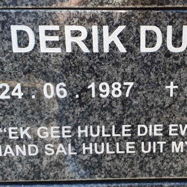 TOIT Derik, du 1987-2009