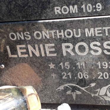 ROSSOUW Lenie 1930-2020