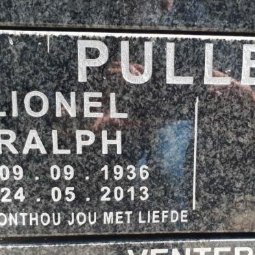 PULLEN Lionel Ralph 1936-2013
