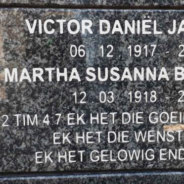 BLOM Victor Daniël Jacobus 1917-1994 &amp; Martha Susanna HUGO 1918-2010