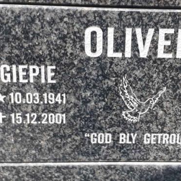 OLIVER Giepie 1941-2001