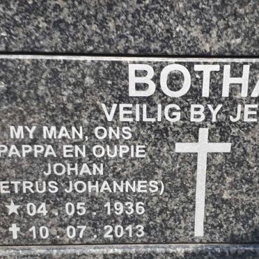 BOTHA Petrus Johannes 1936-2013