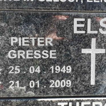 ELS Pieter Gresse 1949-2009 &amp; Spook 1952-2016