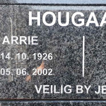 HOUGAARD Arrie 1926-2002 &amp; Helene 1932-2021