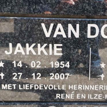 DORP Jakkie, van 1954-2007 &amp; Linda 1955-2015
