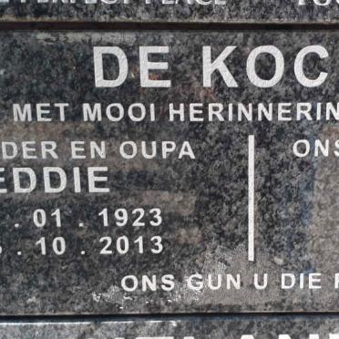 KOCK Eddie, de 1923-2013 &amp; Kitty 1928-2013