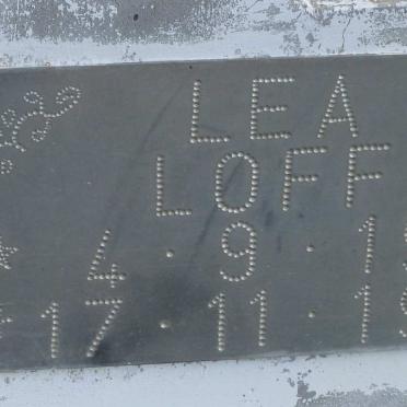 LOFF Lea 1925-1996