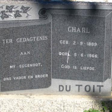 TOIT Charl, du 1889-1966