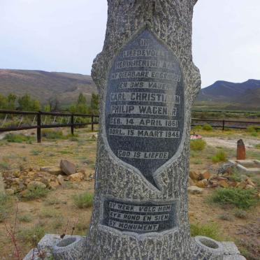 Western Cape, CERES district, Riet Rivier, Grootrivier, farm cemetery