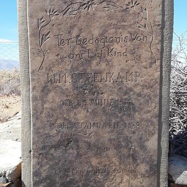STEENKAMP W.M. 1916-1928