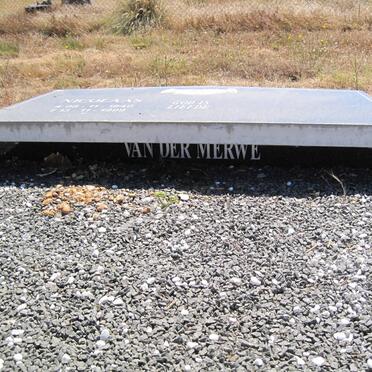 MERWE Nicolaas, van der 1940-1999