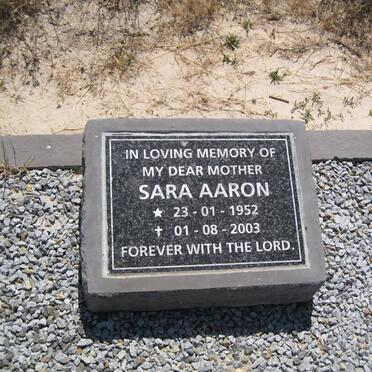AARON Sara 1952-2003