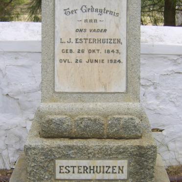 ESTERHUIZEN L.J. 1843-1924