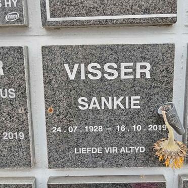 VISSER Sankie 1928-2019