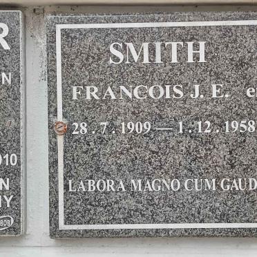 SMITH Francois J.E. 1909-1958