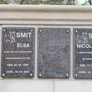 SMIT Elsa 1963-2021 :: SMIT Nicolette 1969-2021