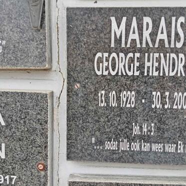 MARAIS George Hendrik 1928-2006