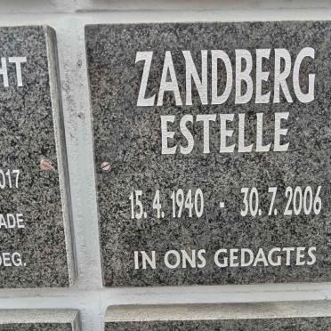 ZANDBERG Estelle 1940-2006