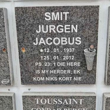 SMIT Jurgen Jacobus 1937-2012