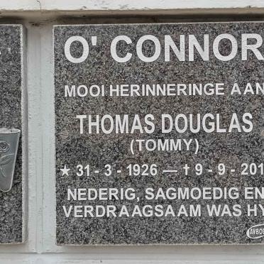 O'CONNOR Thomas Douglas 1926-2010