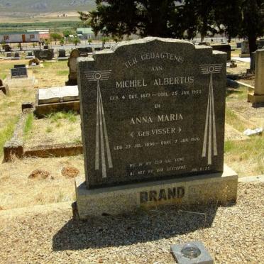 BRAND Michiel Albertus 1877-1950 &amp; Anna Maria VISSER 1890-1970