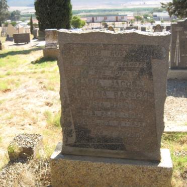 BASSON Maria Jacoba Natena nee DEIST 1887-1952