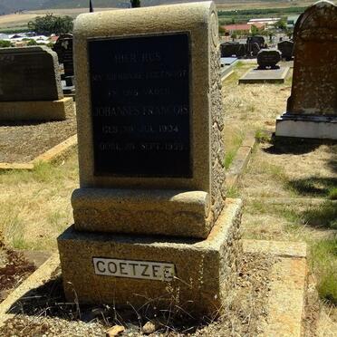 COETZEE Johannes Francois 1904-1959