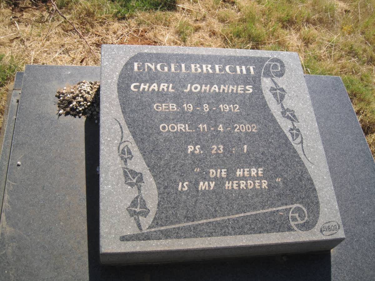 ENGELBRECHT Charl Johannes 1912-2002