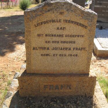 FRANK Alwina Johanna -1948