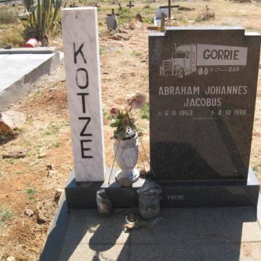 KOTZE Abraham Johannes Jacobus 1953-1998
