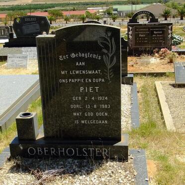 OBERHOLSTER Piet 1924-1983