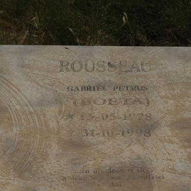 ROUSSEAU Gabriel Petrus 1878-1998