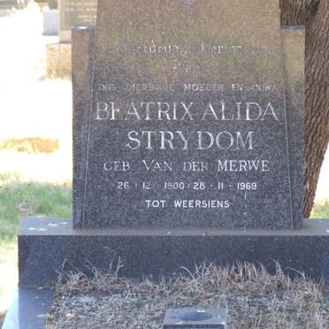 STRYDOM Beatrix Alida nee VAN DER MERWE 1900-1969