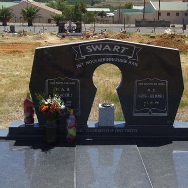 SWART H.A.B. 1940-2006 &amp; Aletta S. BRAND 1941-