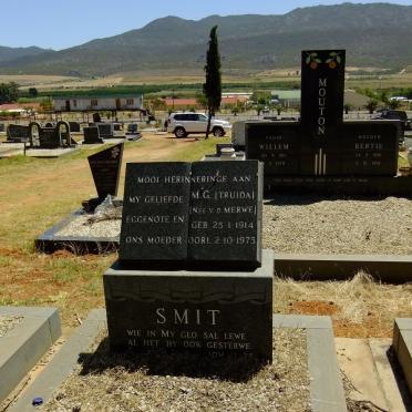 SMIT M.G. nee V.D. MERWE 1914-1975