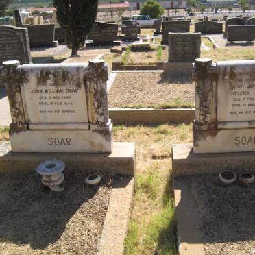 SOAR John William 1887-1946 &amp; Daisy Johanna Helena 1887-1967