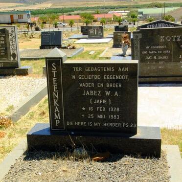 STEENKAMP Jabez W.A. 1928-1983