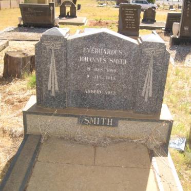 SMITH Everhardus Johannes 1899-1945