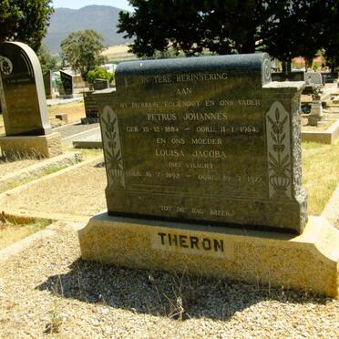 THERON Petrus Johannes 1884-1964 &amp; Louisa Jacoba VISAGIE 1892-1972
