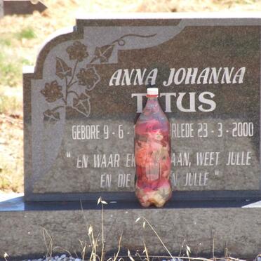 TITUS Anna Johanna ?-2000