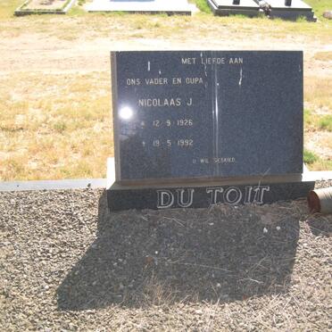 TOIT Nicolaas J., du 1926-1992