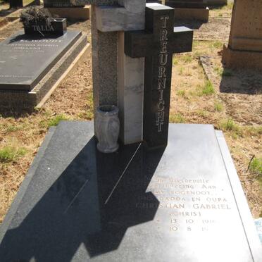 TREURNICHT Christian Gabriel 1916-1989