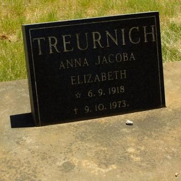 TREURNICH Anna Jacoba Elizabeth 1918-1973