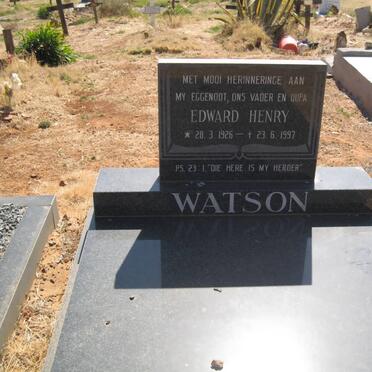 WATSON Edward Henry 1926-1997