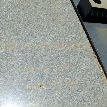 ZYL Nicolaas Franciscus, van 1931-1985