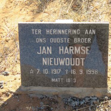 NIEUWOUDT Jan Harmse 1917-1998