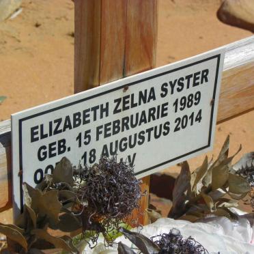 SYSTER Elizabeth Zelna 1989-2014
