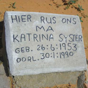 SYSTER Katrina 1953