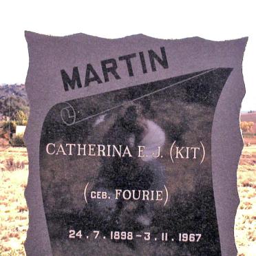 MARTIN Catherina E.J. nee FOURIE 1898 - 1967